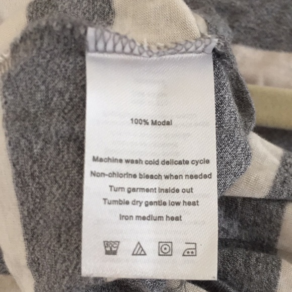 Bella Luxx Striped Modal T-shirt - Picture 4 of 4